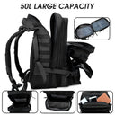 50L/35L/25L Tactical Backpack Men's Travel Large Capacity Rucksacks Men Waterproof Outdoor Sports Multi-functional Bags