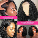 Luxurious Brazilian Deep Curly Bob HD Lace Front Wig