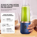 6 Blade Portable Juicer Cup USB Smoothie Blender Cup