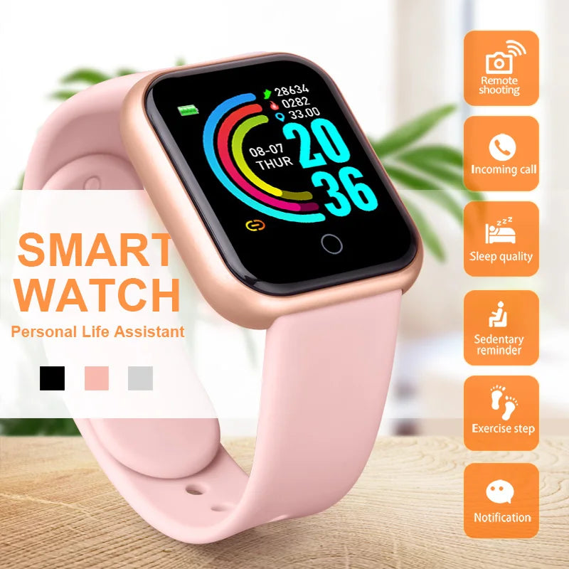 Kids Waterproof Smart Watch with Fitness Tracker and Multiple Sports Modes  OurLum.com   
