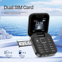 SERVO 2024 New Mini Flip Mobile Phone Small Display 2SIM