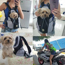 Pet Backpack Carrier: Fashionable Windproof Travel Bag