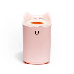 Whisper-Quiet Dual Nozzle USB Humidifier: Home & Office Moisturizer