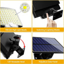 Solar LED Motion Sensor Security Light Wireless Outdoor Floodlight