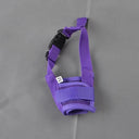 Adjustable Breathable Dog Muzzle: Small to Large Dogs Nylon Straps & Mesh - Control Barking, Various Sizes & Colors  ourlum.com PURPLE S 