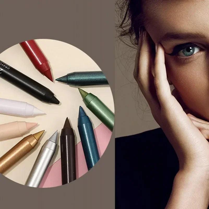 Dual Gel Pencil: Waterproof Eyeliner Lip Liner for Eyes & Lips