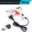 90W Hot Melt Glue Gun with Switch for 7mm Glue Stick Mini Indusrial Adhesive Hot Gun Electric Heat Temperature Gun Repair Tool  ourlum.com White Glue gun  