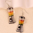 Dangle Earrings Set Electrical Appliances Cute Funny Gift