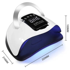 MAX UV LED Nail Drying Lamp: Quick Manicure with Auto Sensor - Gel Polish Machine