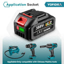 YOFIDRA 2000W Electric Heat Gun Cordless Handheld Tool