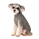 Winter Cozy Turtleneck Dog Sweater for Small Dogs - Stylish Pet Clothing  ourlum.com GRAY XS 