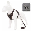 French Bulldog Reflective Mesh Dog Harness with Leash