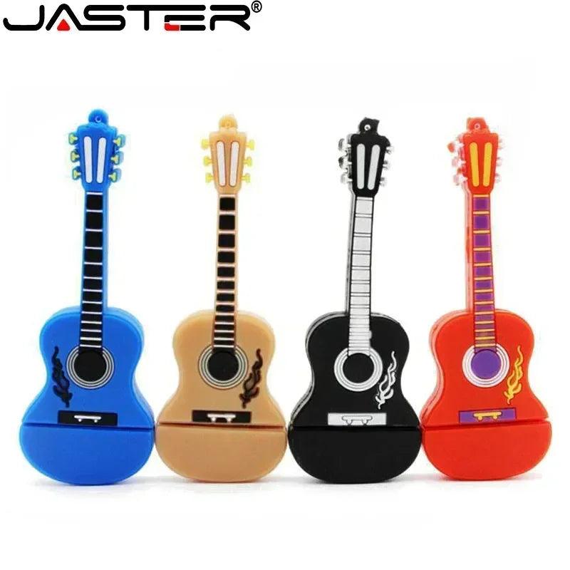 JASTER Cartoon 64GB cute Musical instrument Guitar violin Waterproof USB Flash Drives 8GB Pendrive 16GB USB 2.0 32GB Usb stick