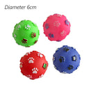 Squeaky Rubber Dog Ball Toy for Small Dogs Interactive Chew