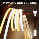 COB LED Strip Lights High CRI Waterproof Tape for Decor