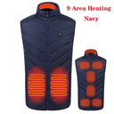 New 17 Heated Vest Jacket Fashion for Men Women Winter