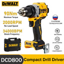 DeWalt DCD800 20V Cordless Brushless Drill Compact Powerful