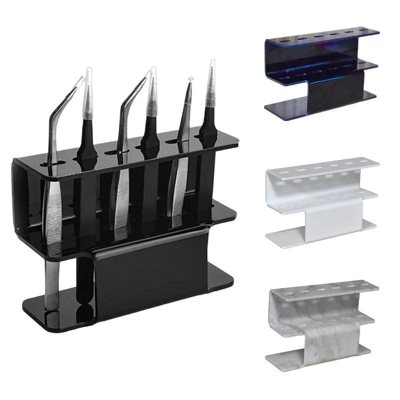 Eyelash Tweezers Stand: Premium Storage Organizer for Beauty Tools