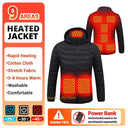 21 Areas Heated Jacket Lightweight USB Electric Coat Men Women