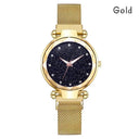 Starry Night Women's Watch: Night Sky Timepiece Design