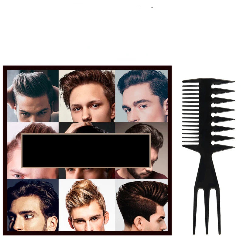 Professional Double Side Tooth Combs Fish Bone Shape Hair Brush Barber Hair Dyeing Cutting Coloring Brush Man Hairstyling Tool  ourlum.com   