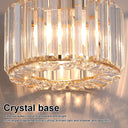 Glass Led Pendant Light Modern Ceiling Lamp Adjustable Fixture