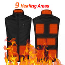 21 Heated Vest Electric Heated Jackets Men Women Sportswear