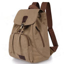 High Capacity Backpacks 2023 New Women's Outdoor Travel Canvas Bag Retro Trendy School Backpack for College Fashion Students  ourlum.com Khaki  