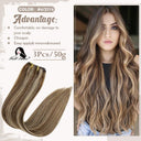 Balayage Clip-In Hair Extensions Luxurious Human Hair Upgrade