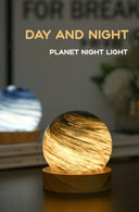 3D Moon Glass Lamp USB Powered Mini Night Light Gift