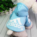 French Bulldog Puppy Costume: Stylish Pet Jumpsuit for Small Medium Dogs  ourlum.com Light Blue XS 