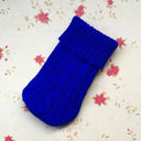 Cozy Cotton Pet Knitted Sweater for Winter Warmth  ourlum.com Dark Blue XS United State