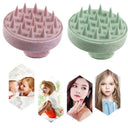 Silicone Hair Care Brush Spa Scalp Massage Shower Therapy