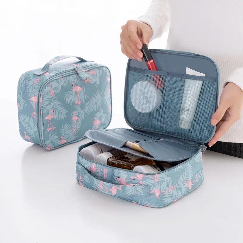 Outdoor Girl Makeup Organizer: Waterproof Toiletries Storage & Cosmetic Bag  ourlum.com   