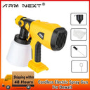 Cordless 800ML Electric Paint Sprayer for Dewalt 18V/20V