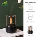 Portable Aroma Diffuser: Relaxation Set with Night Light & USB Humidifier  ourlum.com B Black 120ml  