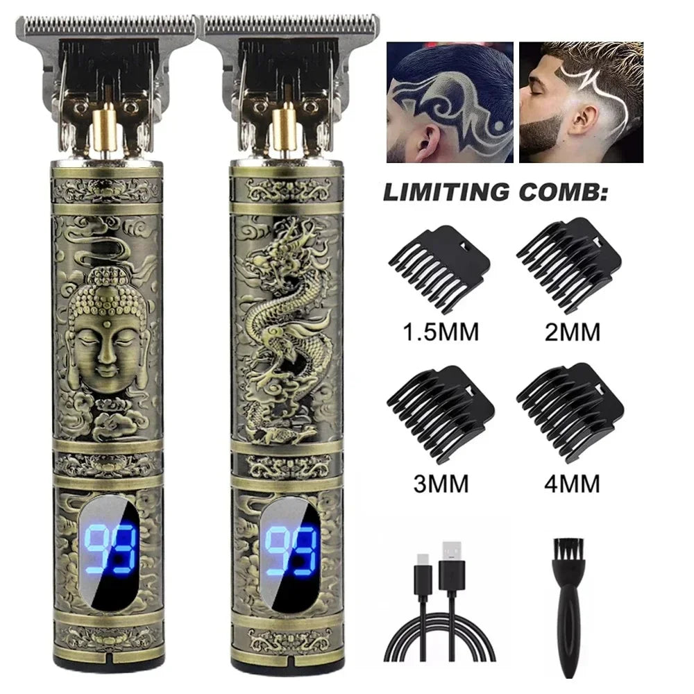 Precision Electric Hair Clipper with LCD Display: Ultimate Grooming Tool