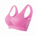 Ultimate Comfort Seamless Sports Bra for Women - Lift & Supportive Gym Brassiere, Wire-Free Design  Our Lum Pink S 