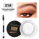 3D Wild Eyebrow Gel Wax Brow Styling Soap Waterproof Long Lasting Tint Eyebrows Enhancers Brows White Brown Makeup Cosmetic Tool  ourlum.com Eyebrow Styling  