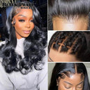 Luxury Body Wave Lace Front Wig - Pre-Plucked Human Hair