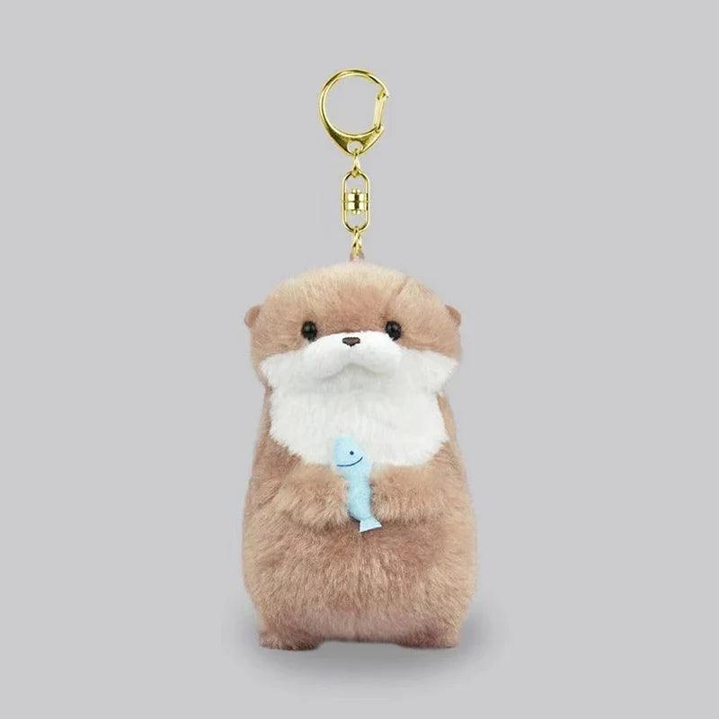 Cute Otter Plush Keychain – Adorable Backpack Pendant for Kids & Adults