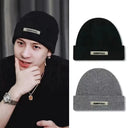 Cozy Cotton Knit Beanie Stylish Winter Hat for All Ages