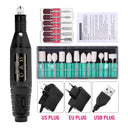 Portable Professional Electric Nail Drill Machine Set