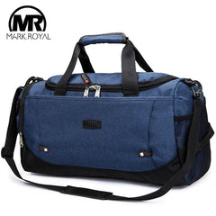 MARKROYAL Multifunctional Waterproof Men Travel Bag Anti-Theft Design Travel Duffle Large Capacity Handbag Weekend Bag Overnight