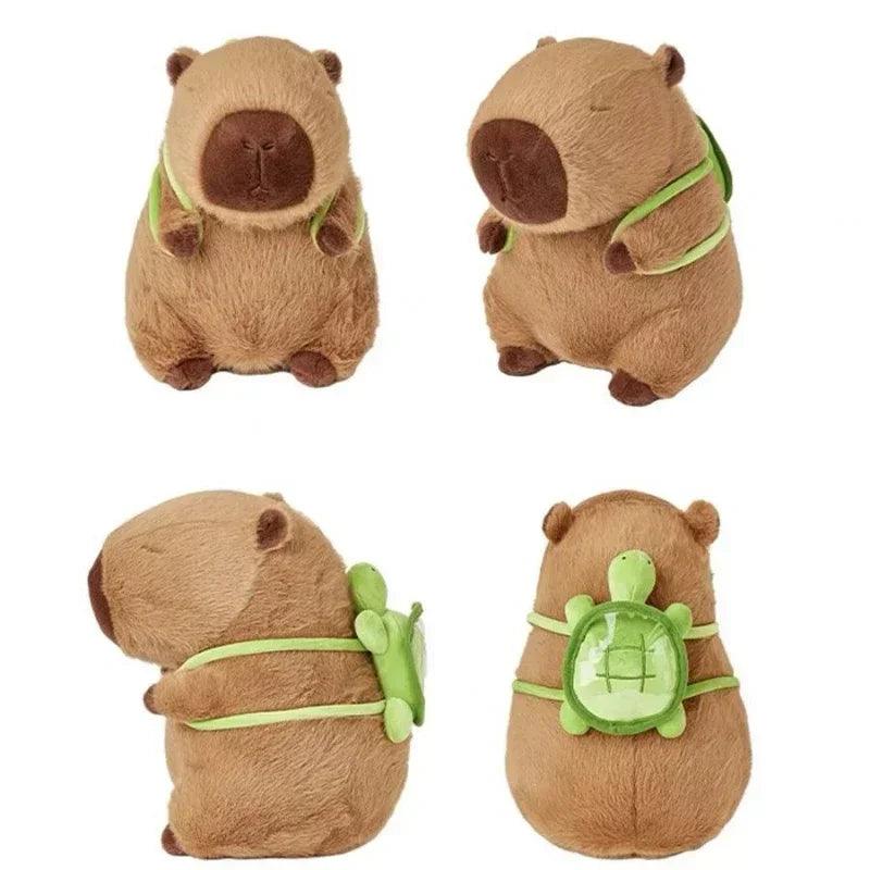 Capybara Plush Keychain: Trendy Cute Animal Bag Charm for Keyring Kawaii Doll Gift  ourlum.com   