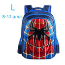 Spider King 3D Kids Backpack - Durable and Stylish Design!  ourlum.com Blue Edge L  