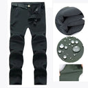 Men Winter Waterproof Climbing Skiing Trekking Fleece Pants