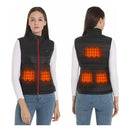 Women 9 Heated Vest Zones Electric Heated Jackets for Camping