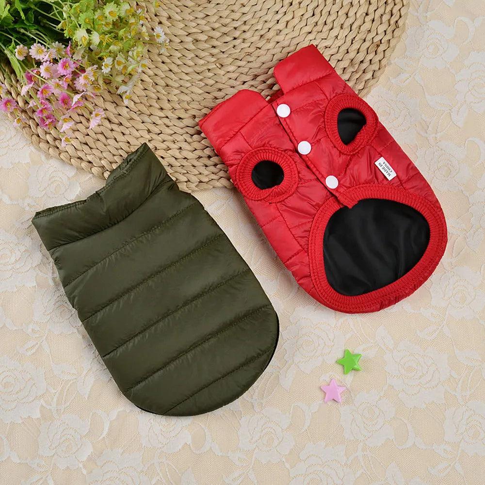 Cozy Cotton Dog Vest: Autumn/Winter Jacket for Small-Medium Pets  ourlum.com   