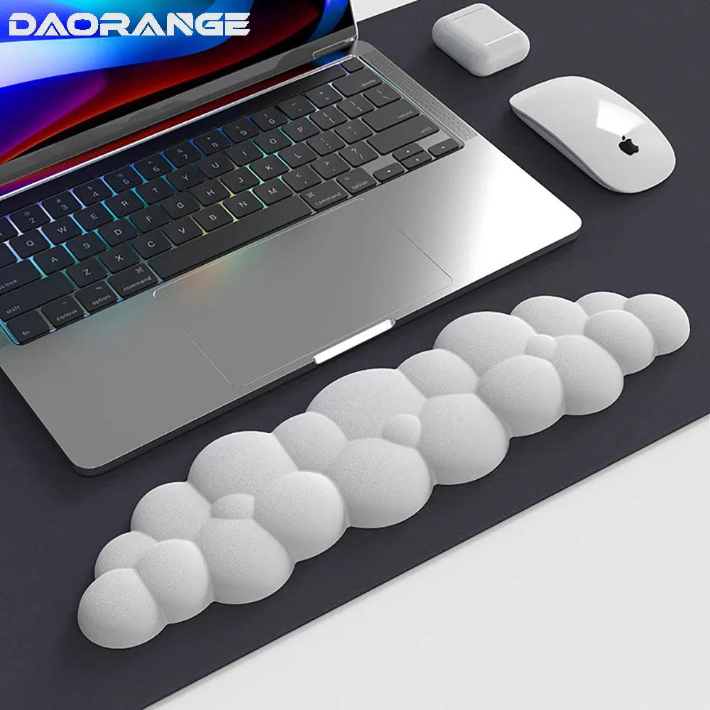 Cloud Soft Wrist Rest Mat: Ergonomic Support for Office Typing  ourlum.com   